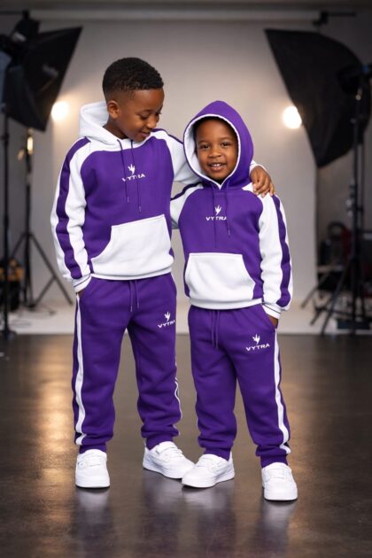Vytra Kids Purple Luxe Set